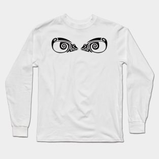 Abstract tribal tattoo with eye concept No. A42 Long Sleeve T-Shirt